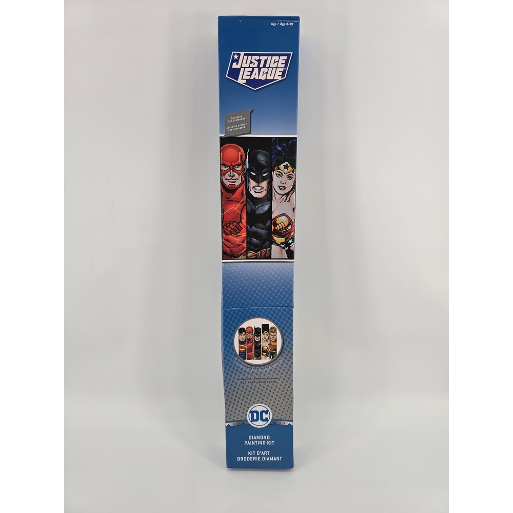 DC Justice League Diamond Painting Kit Superman Batman Wonder Woman Craft Set
